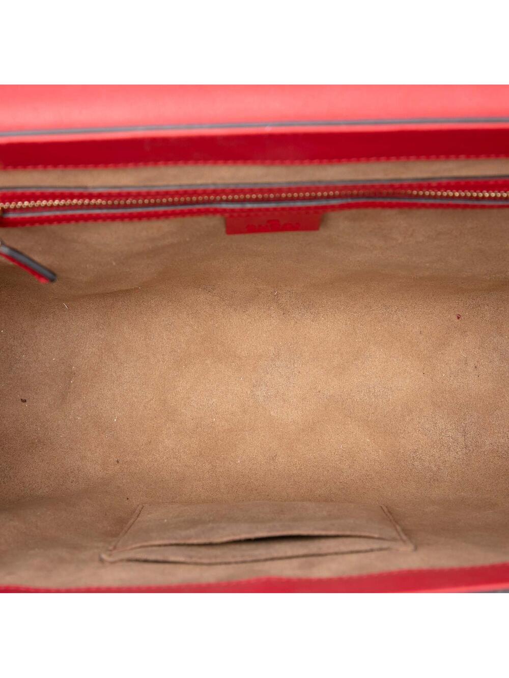 Gucci Gg Supreme Padlock Top Handle Bag #278842G80B - Picture 4 of 6